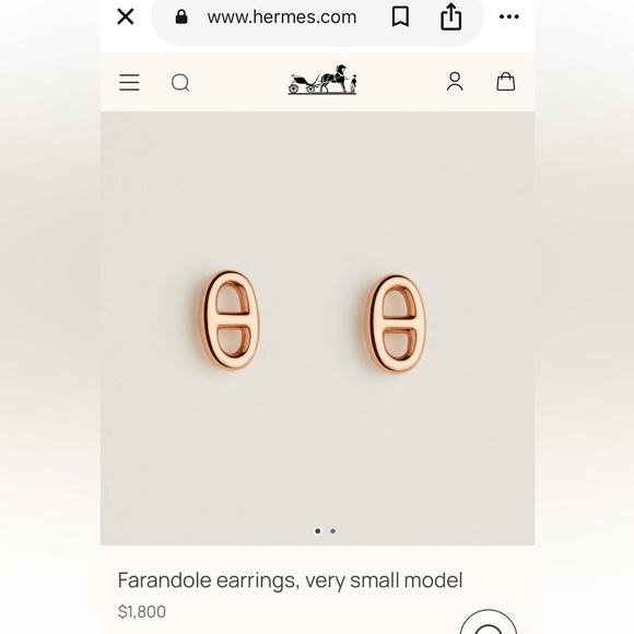 Hermes Jewelry - Hermès Farandole earrings, very small model